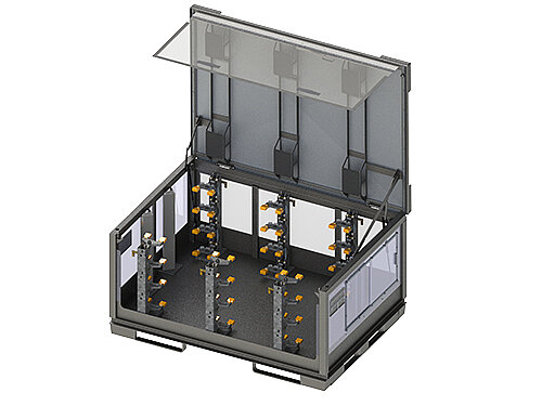 Erste Aufträge für die Automobilindustrie im Bereich Entwicklung & Produktion von Transportbehältern 1987